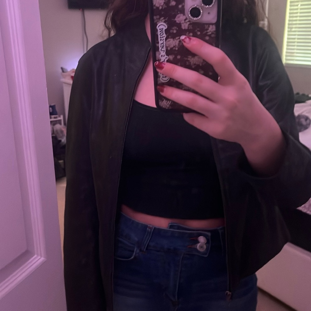 Leather jacket